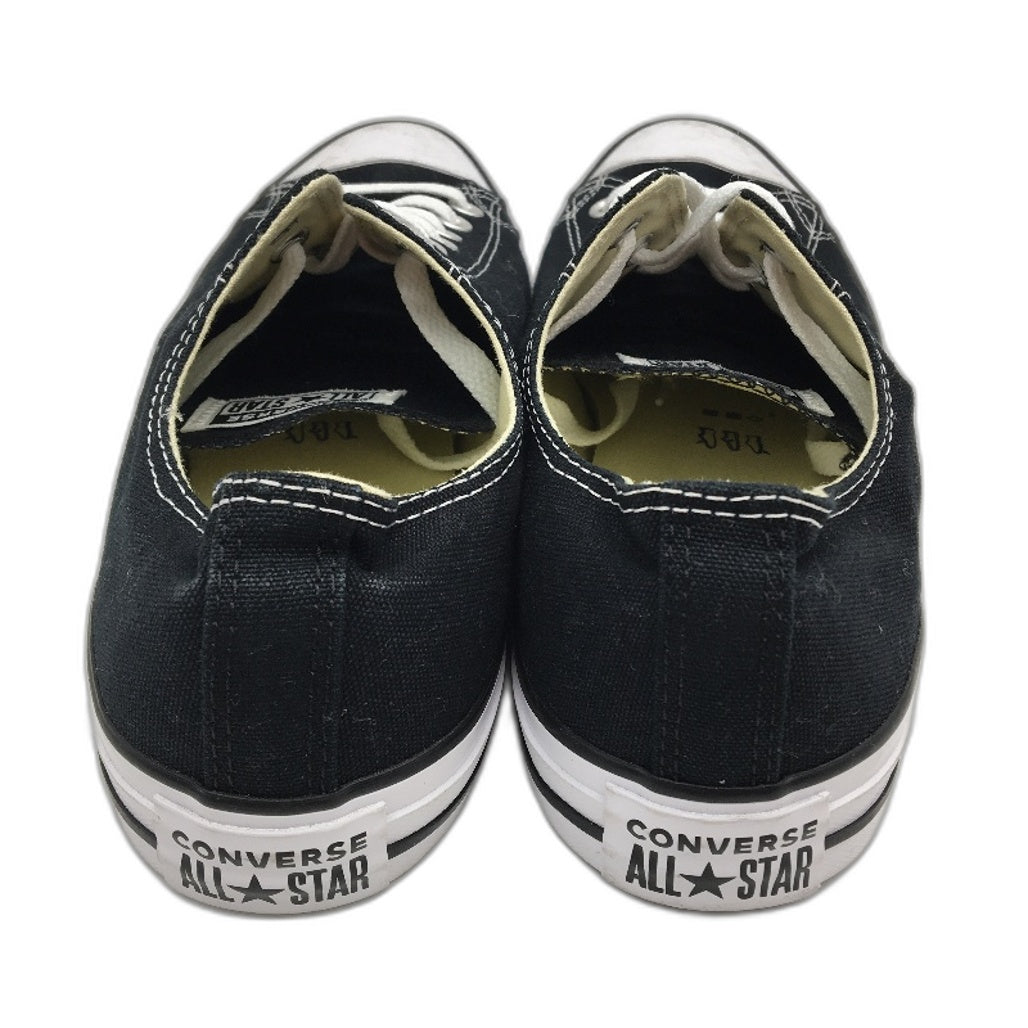 Converse All Star Chuck Taylor Black Canvas Low Top Sneakers M10 L12 EU 44 NEW