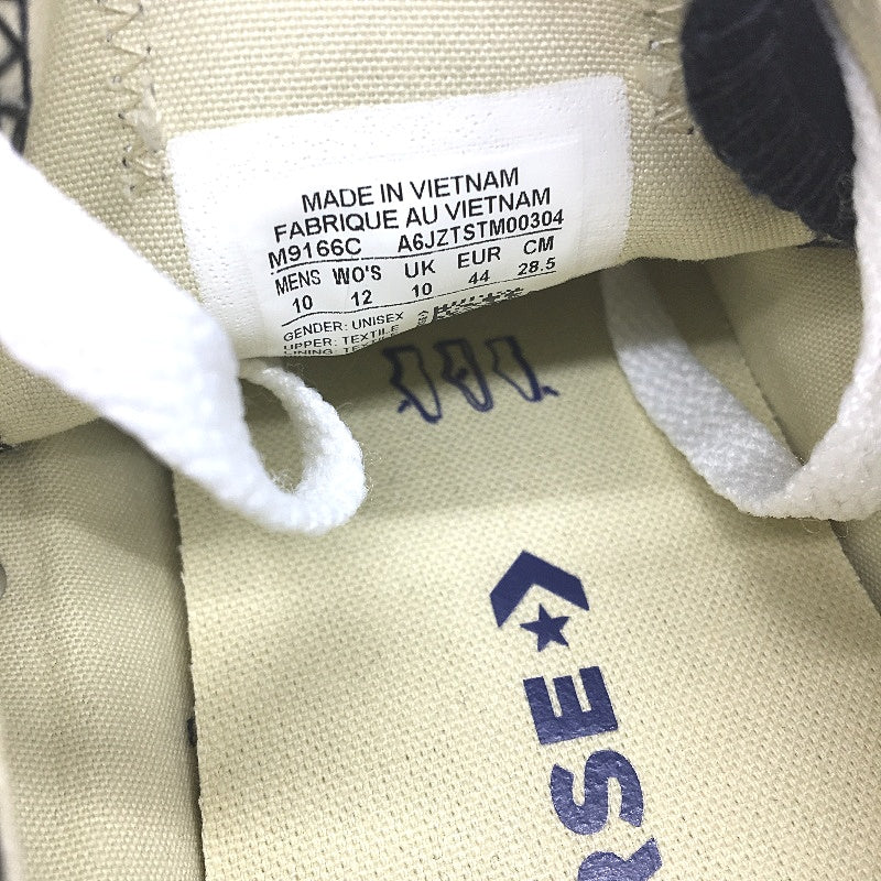 Converse All Star Chuck Taylor Black Canvas Low Top Sneakers M10 L12 EU 44 NEW