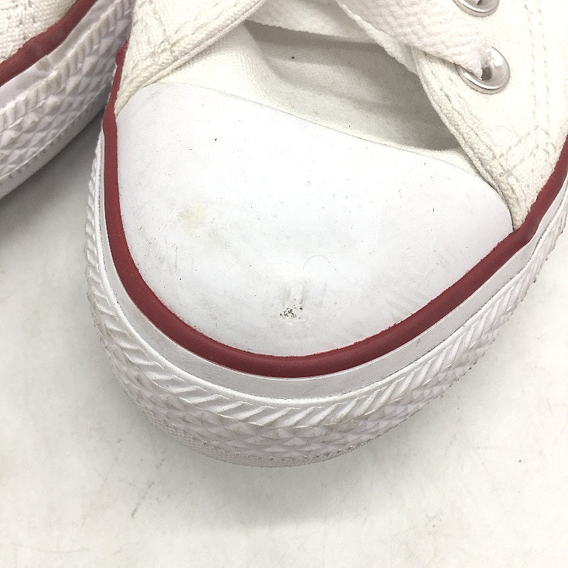 Converse All Star Chuck Taylor Canvas Low Top White Sneakers M10 L12 EU 44 NEW