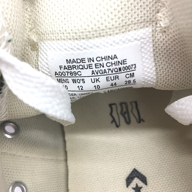 Converse All Star Chuck Taylor Canvas Low Top Green Sneakers M10 L12 EU 44 NEW