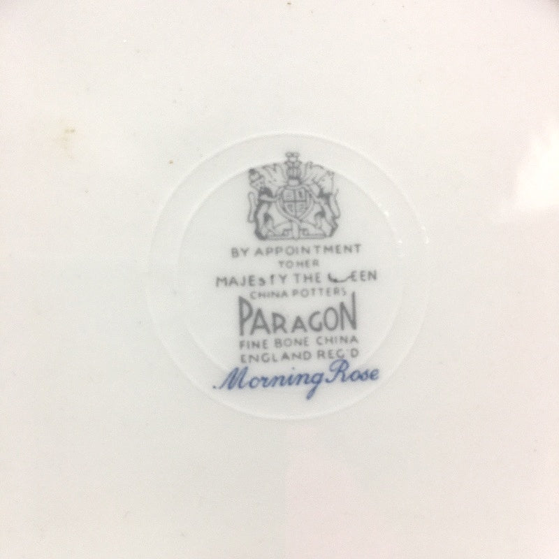 VINTAGE 14 Piece Paragon Fine Bone China Blue Morning Rose Small Plate Set