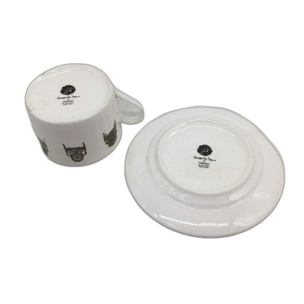 COLLECTABLE Christopher Vine Design x Inhension Fine Bone China Cup & Saucer Set