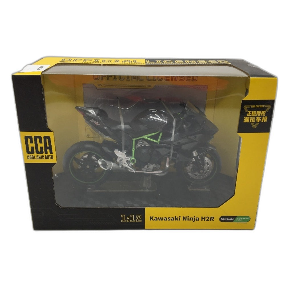 CCA Cool Chic Auto 1:12 Scale Die Cast Kawasaki Ninja H2R Motorcycle Model