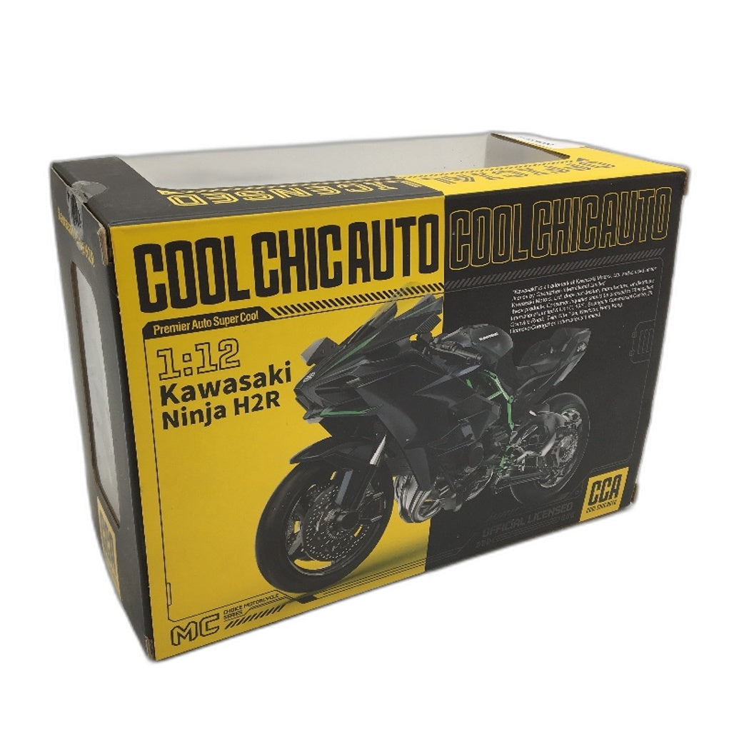 CCA Cool Chic Auto 1:12 Scale Die Cast Kawasaki Ninja H2R Motorcycle Model
