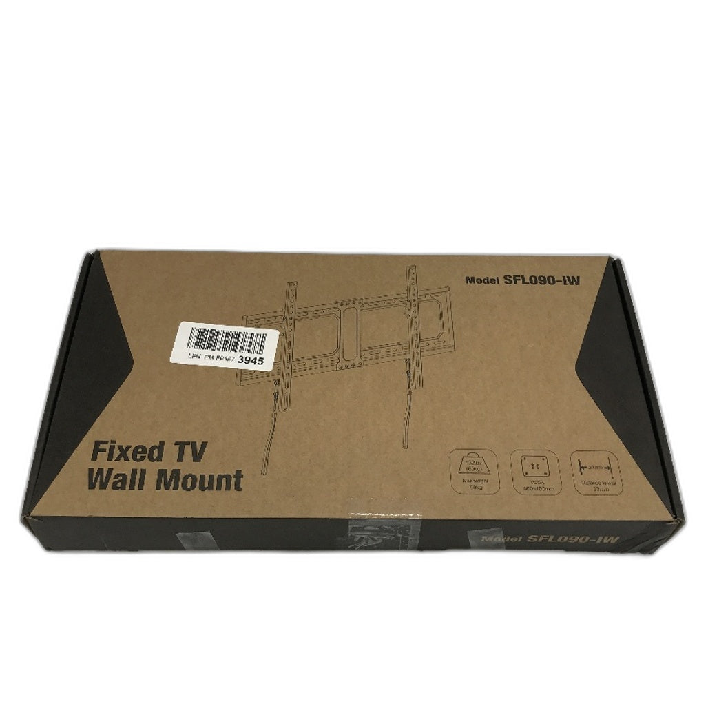 SFL090-IW VESA 600x400mm for 37-82 Inch Fixed TV Wall Mount up to 60kg NEW