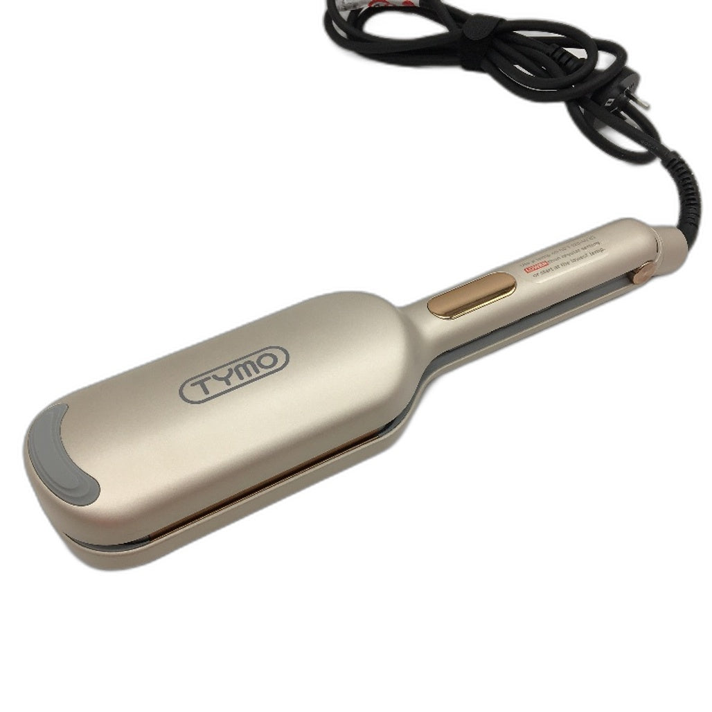 Tymo Rovy Wave W Shape Anti Scald Gold Curling Iron with Style Timer NEW