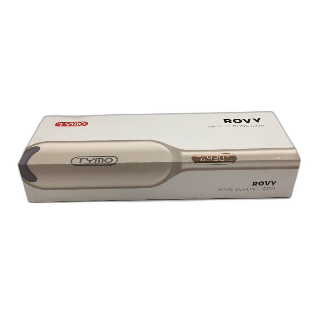 Tymo Rovy Wave W Shape Anti Scald Gold Curling Iron with Style Timer NEW