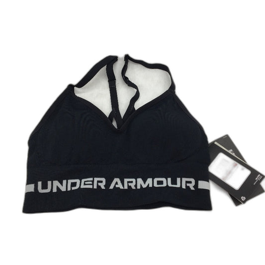 Under Armour Seamless Navy Low Long Sports Training Bra Ladies Size XS NEW