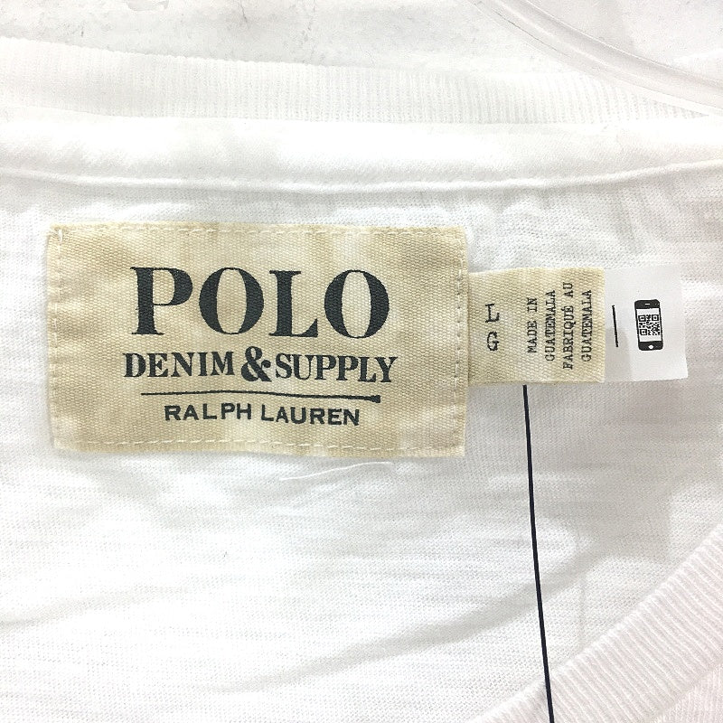 Polo Ralph Lauren 1967 Logo White Crew Neck Tee Shirt Mens Size Large NEW