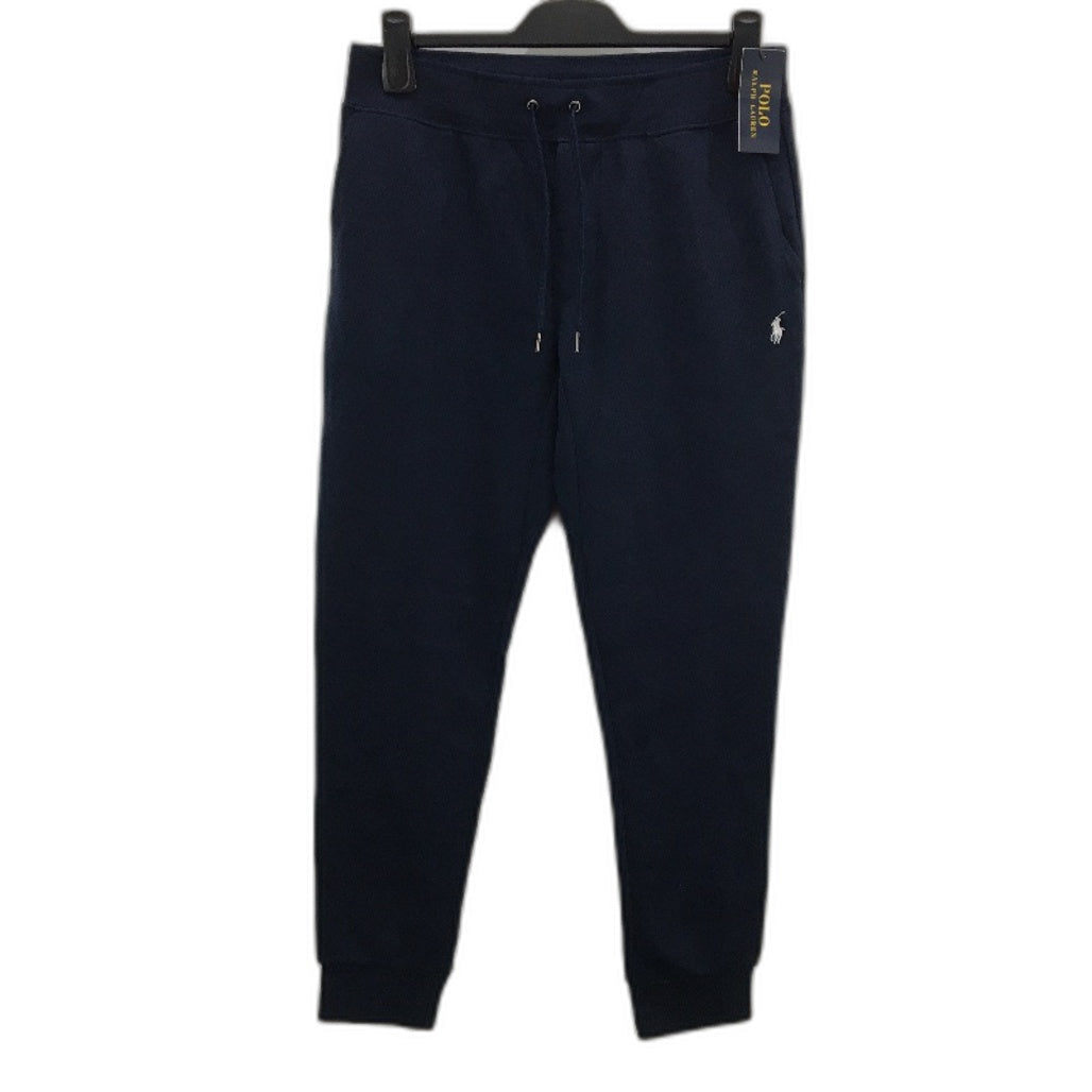 Ralph Lauren Polo Double Knit Drawstring Navy Jogger Pants Mens Size Small NEW
