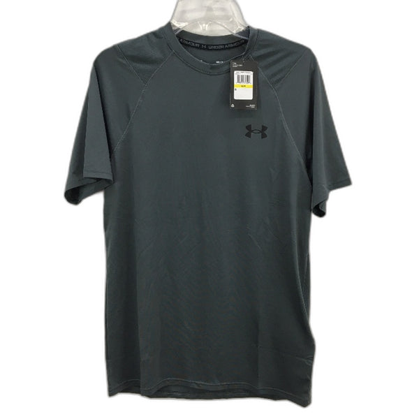 Under Armour Fitted Grey Short Sleeve Training Shirt Mens Size Medium NEW