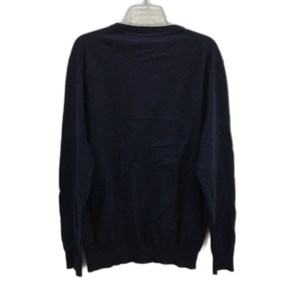 Polo Ralph Lauren Slim Fit Navy Pima Cotton Crew Neck Sweater Mens Size 2XL NEW