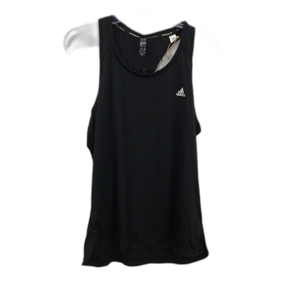 Adidas Designed 2 Move 3 Stripes Black Sport Tank Top Ladies Size Large NEW