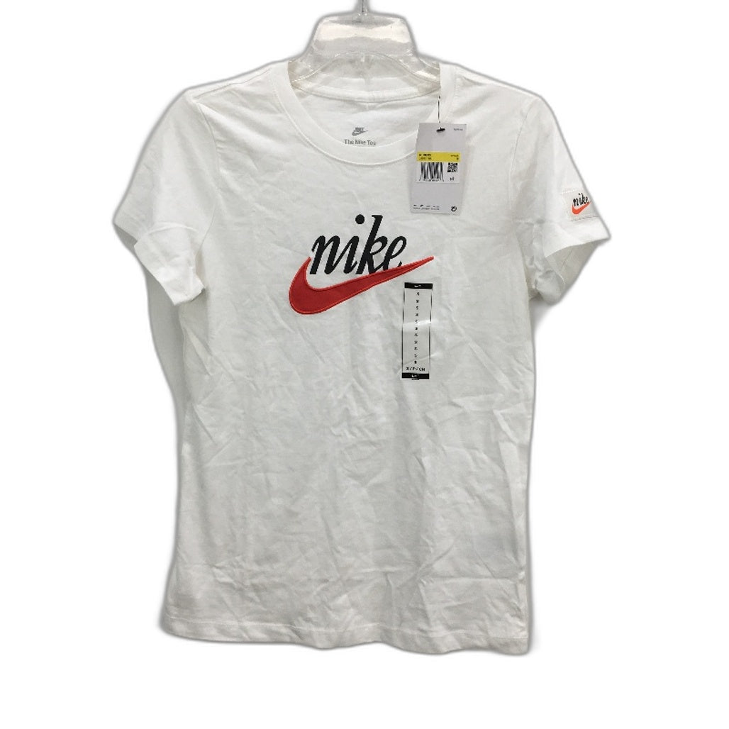 Nike Sportswear Swoosh Standard White Shortsleeve T-Shirt Ladies Size Small NEW