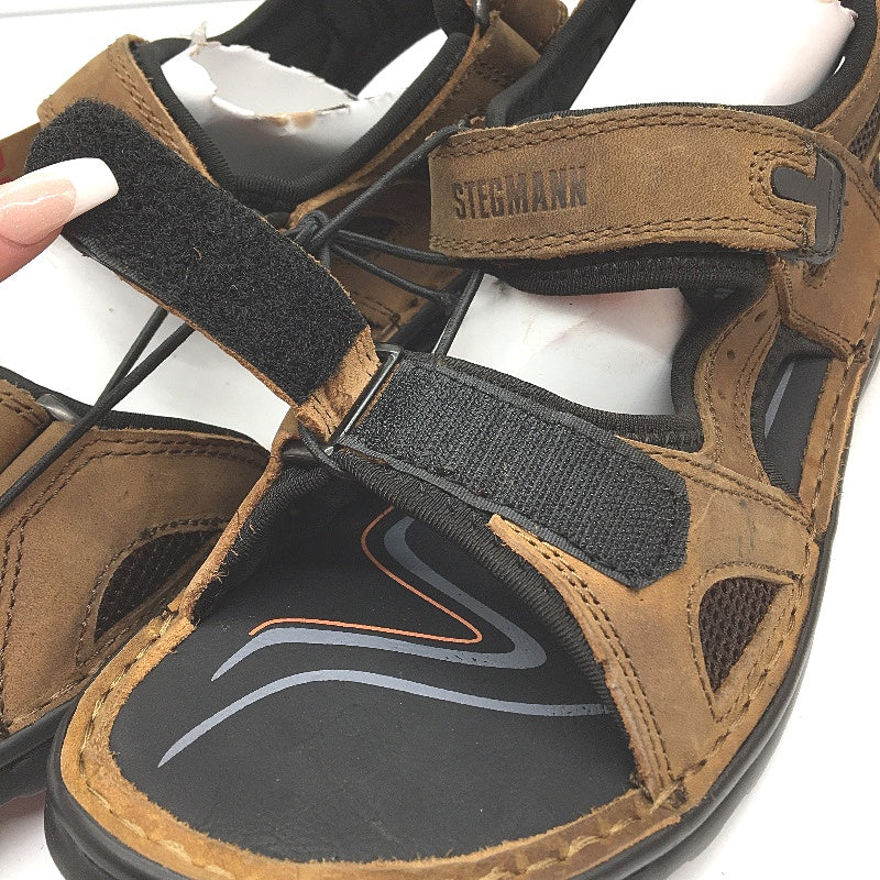 Stegmann German Design Barry-M Brown Mens Casual Sandals Size 44 NEW