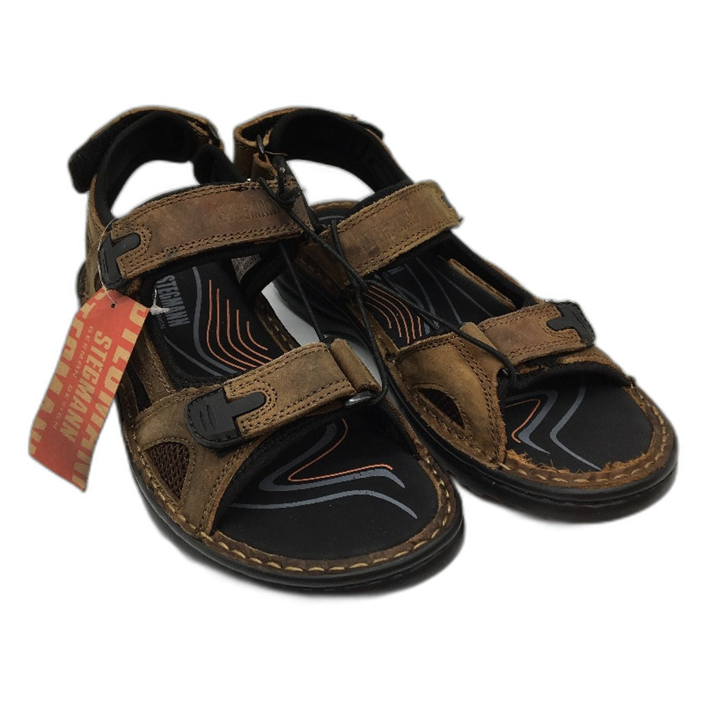 Stegmann German Design Barry-M Brown Mens Casual Sandals Size 40 NEW