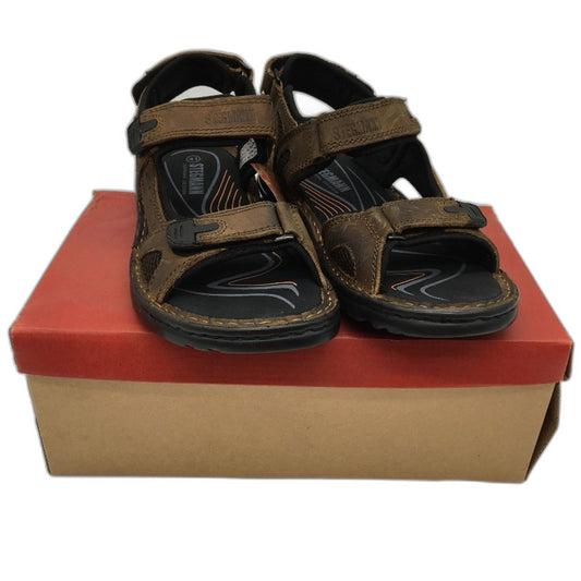 Stegmann German Design Barry-M Brown Mens Casual Sandals Size 41 NEW