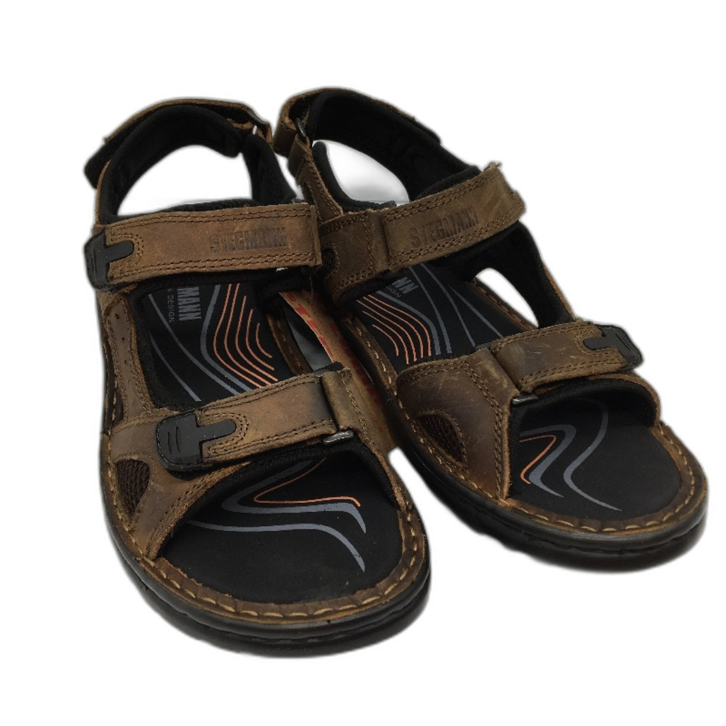 Stegmann German Design Barry-M Brown Mens Casual Sandals Size 41 NEW