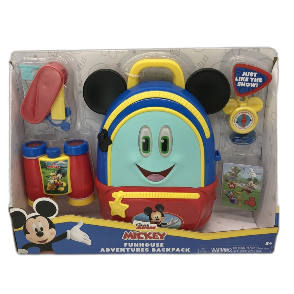 Disney Junior Mickey Funhouse Adventures Backpack Set NEW