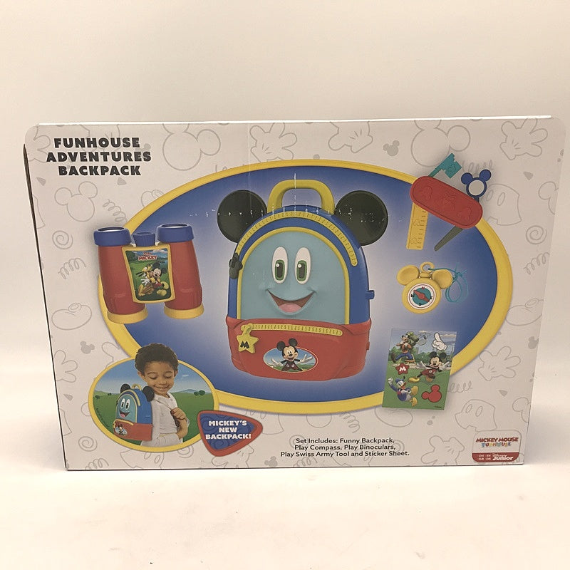 Disney Junior Mickey Funhouse Adventures Backpack Set NEW