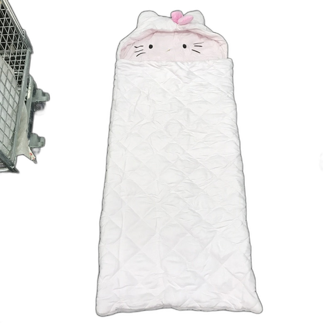 Hello Kitty Pink Sleeping Bag Polyester & Cotton One Size NEW