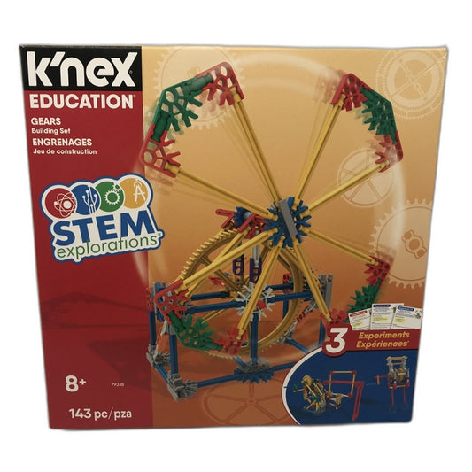 K'Nex Education Stem Explorations Gears Building Set 143 Pce NEW