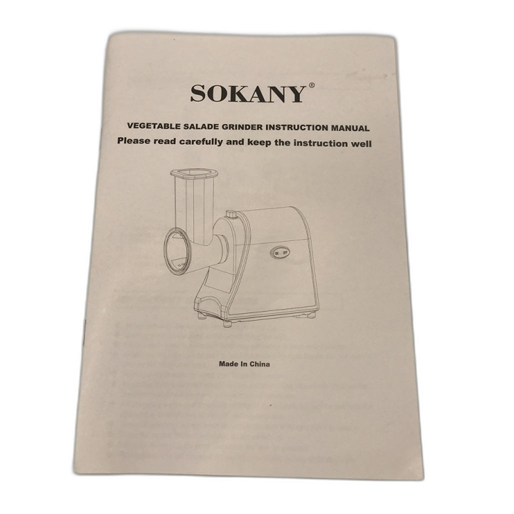 Sokany Vegetable and Fruit Cutter 6 in 1 Slicer Model SK-1178 NEW