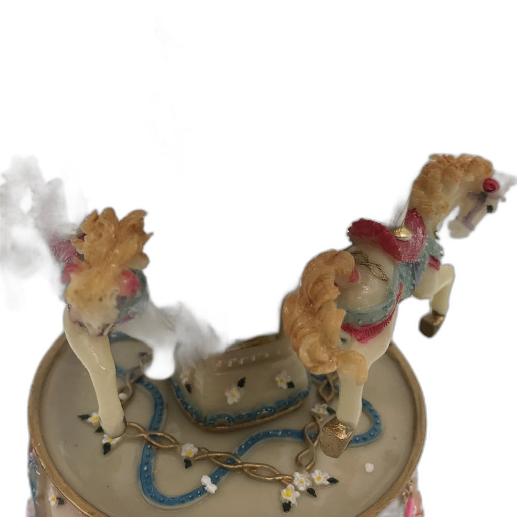 Stylesetter Sydney Classic Music Carosel Box with Horses VINTAGE