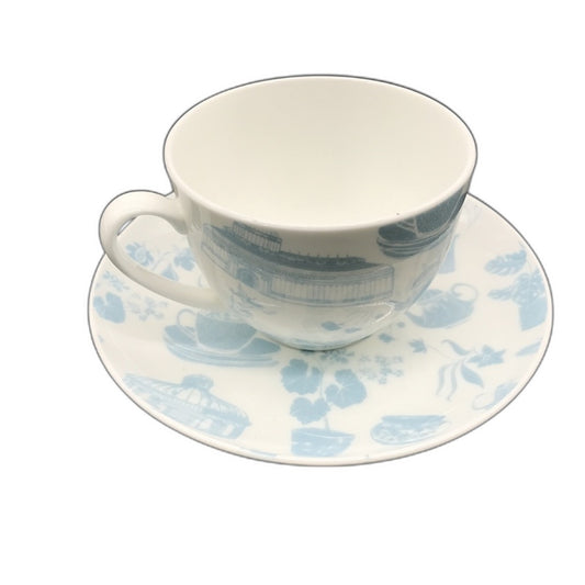 Crabtree & Evelyn Tea in the Glasshouse Cup with Saucer VINTAGE