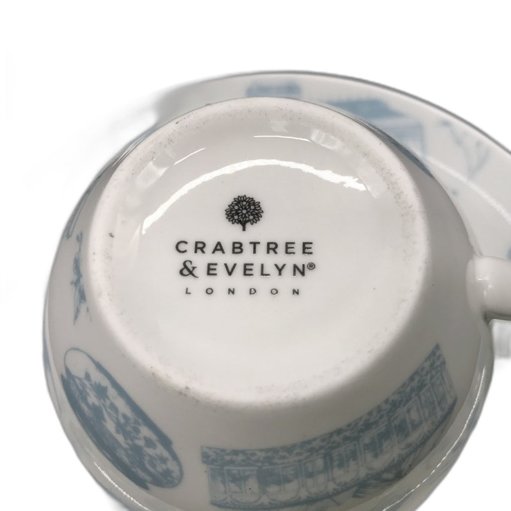 Crabtree & Evelyn Tea in the Glasshouse Cup with Saucer VINTAGE