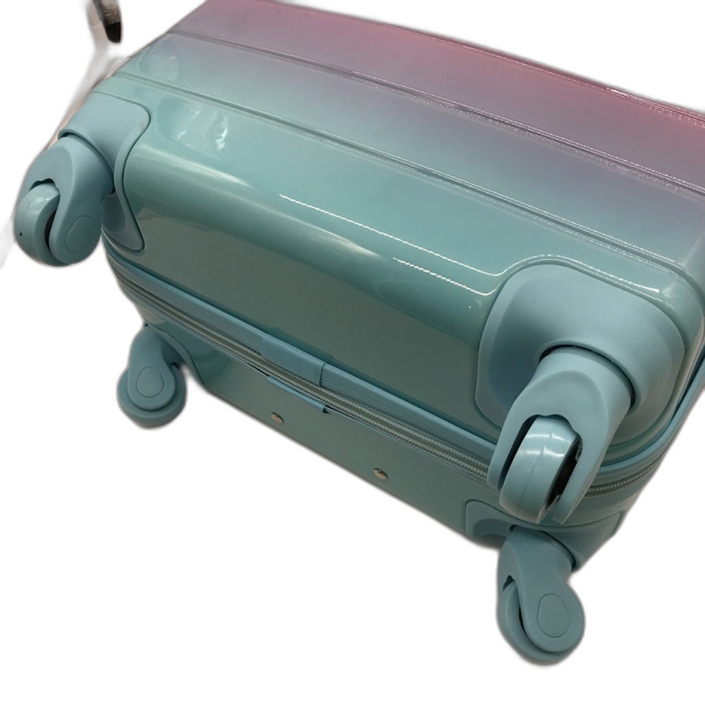 Rainbow Swirl Hardshell Suitcase with Spinner Wheels 45cm NEW