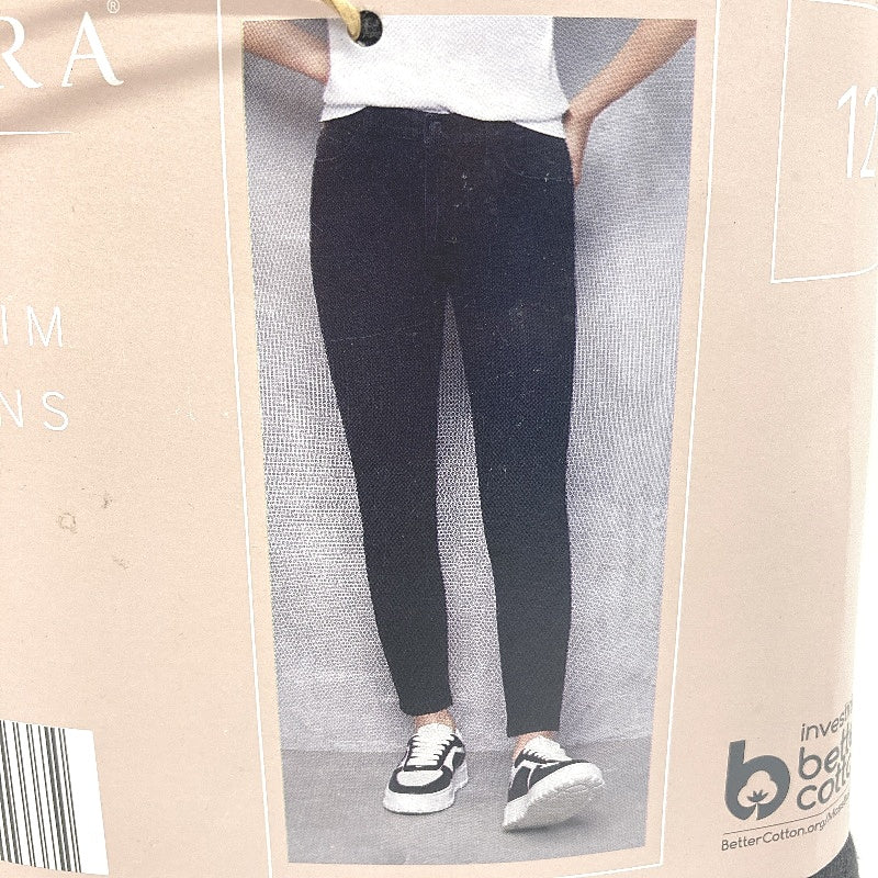 Serra Womens Mid Rise Black Slim Denim Jeans Size 12 NEW