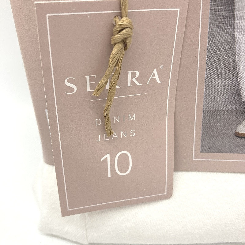 Serra Womens Slim Stretch White Denim Jeans Size 10 NEW