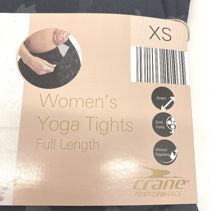 Crane Performance Womens Yoga Tights Full Lenght Size XS NEW