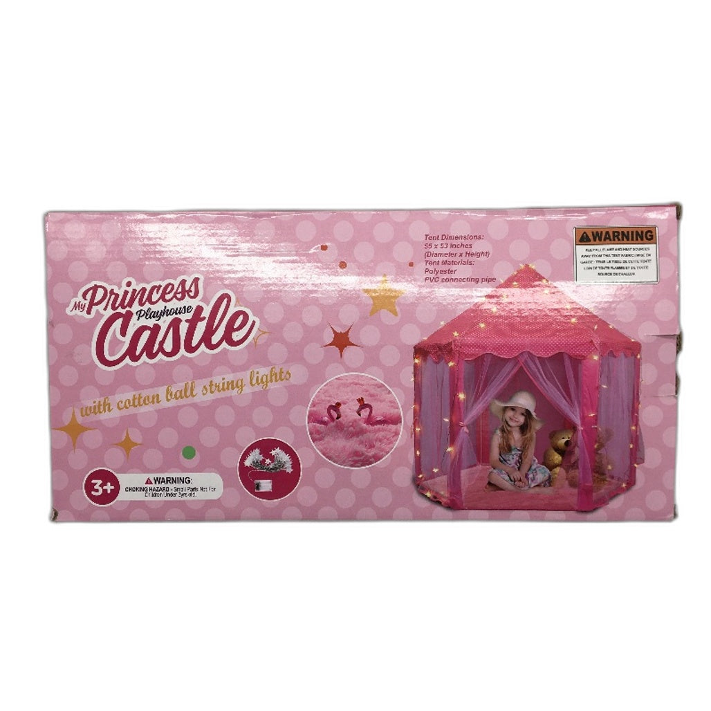 Pink My Princess Playhouse Castle Large Hexagon Play Tent NEW