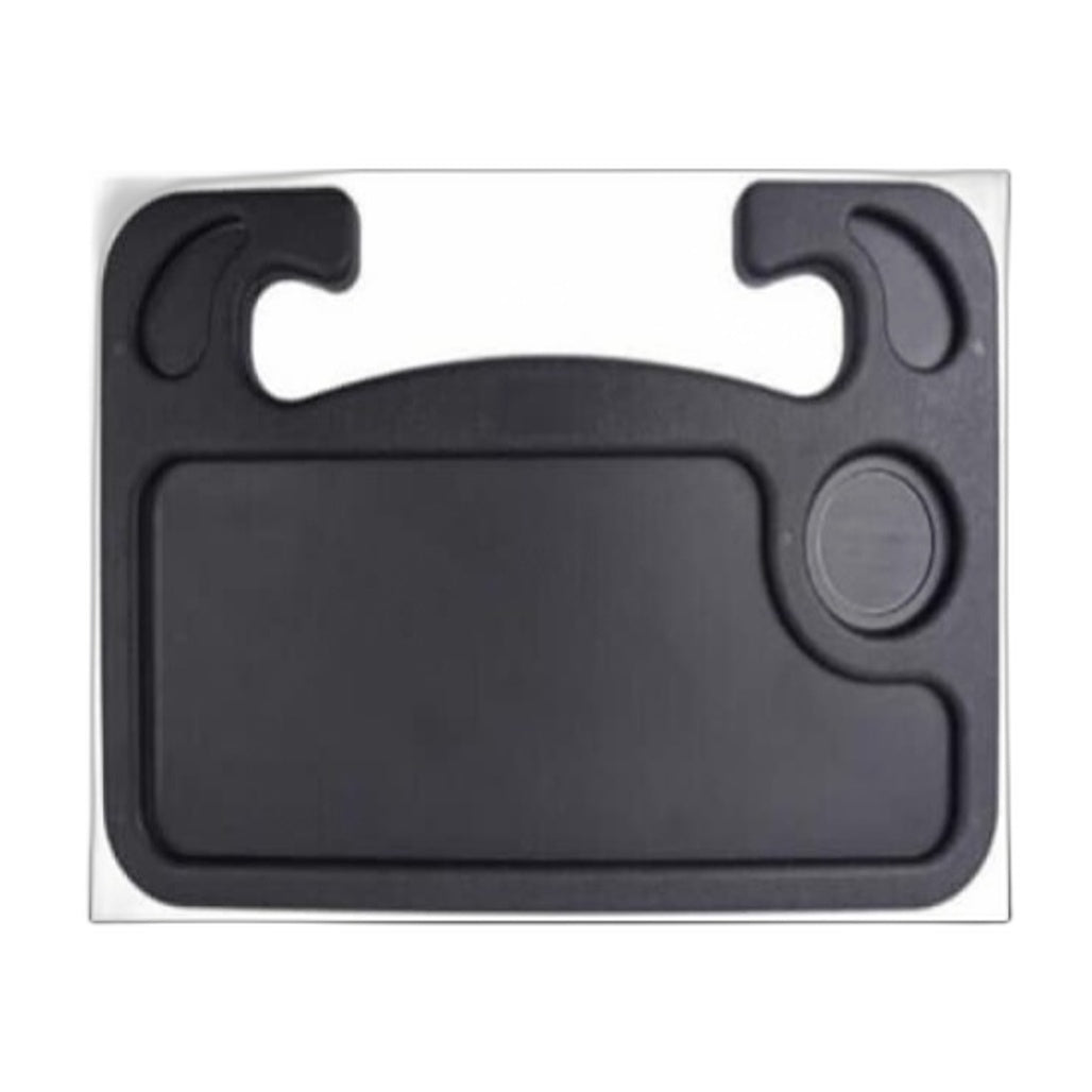 AIMALL 2-in-1 Steering Wheel Desk Black Double Sided Tray for Food, Laptop & More. NEW