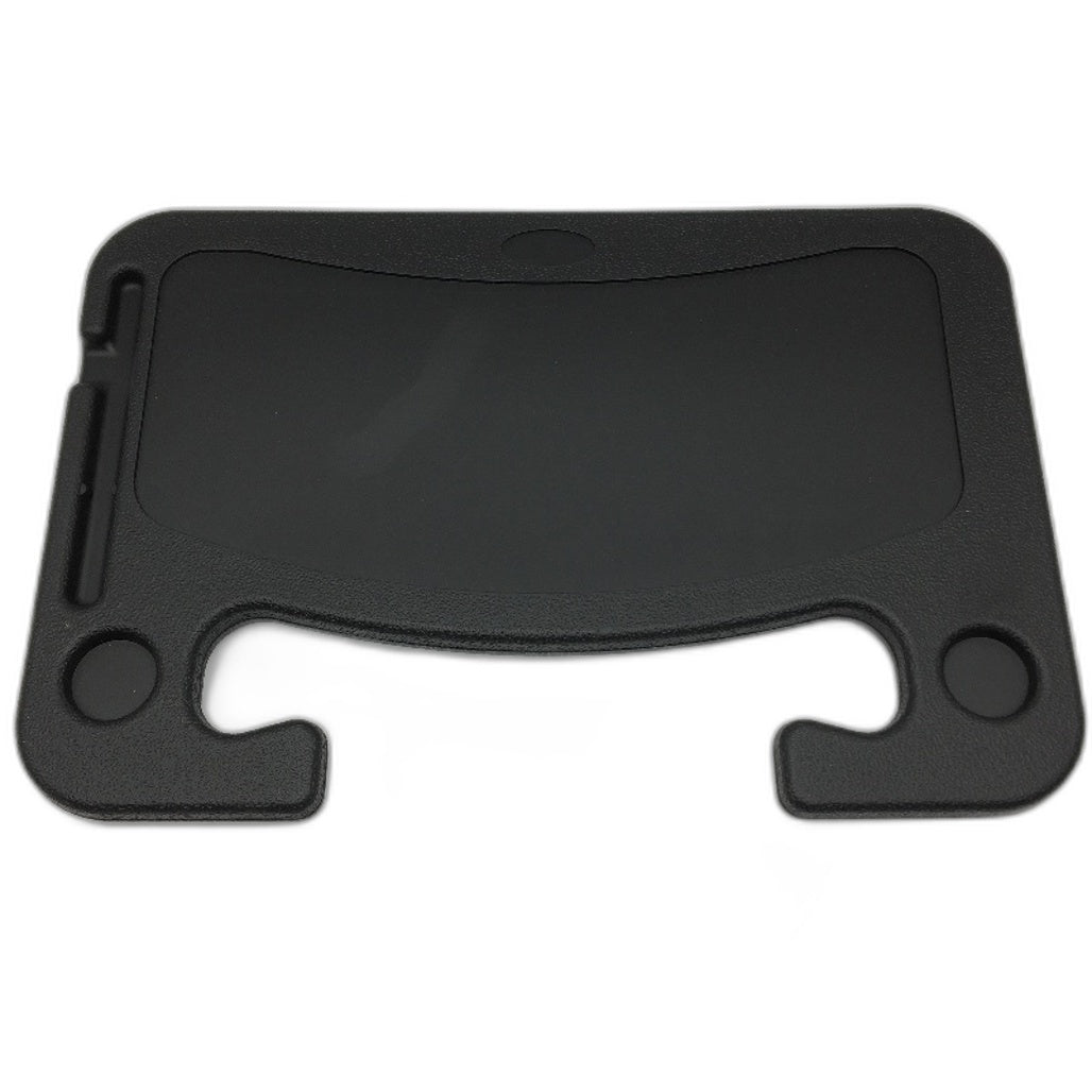 AIMALL 2-in-1 Steering Wheel Desk Black Double Sided Tray for Food, Laptop & More. NEW