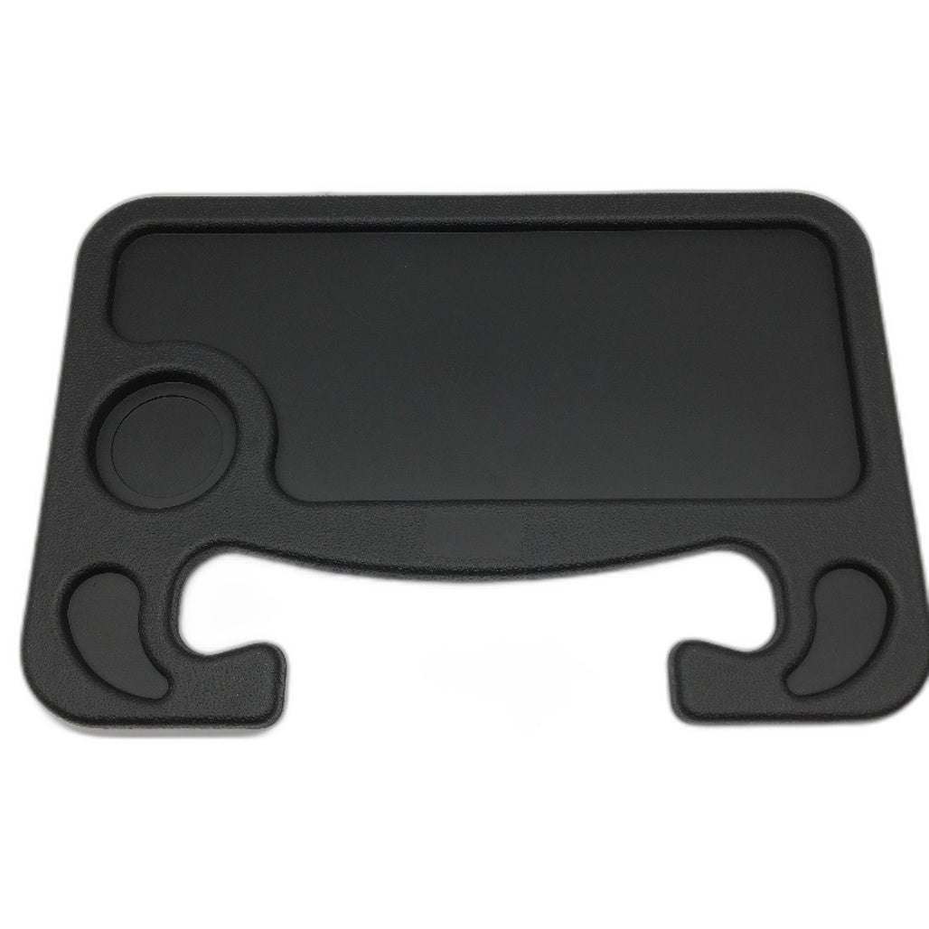 AIMALL 2-in-1 Steering Wheel Desk Black Double Sided Tray for Food, Laptop & More. NEW