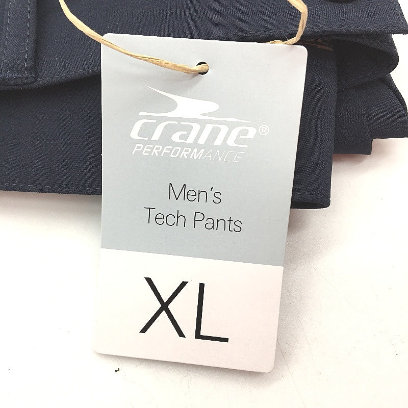 Crane Performance Mens Navy Blue Long Slim Tech Pants Size XL NEW