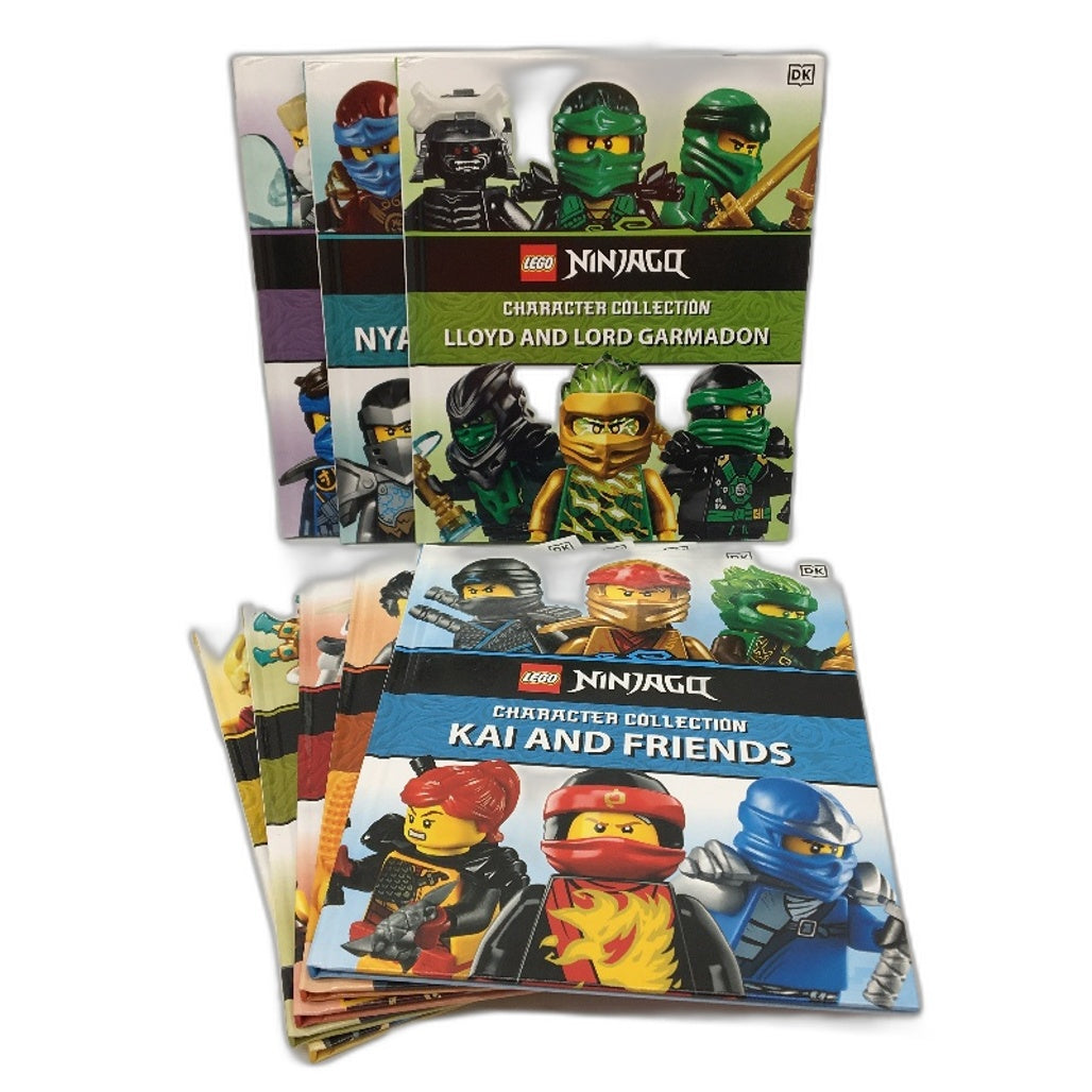 Lego Ninjago Kids Character Collection 8 Hardcover Books NEW