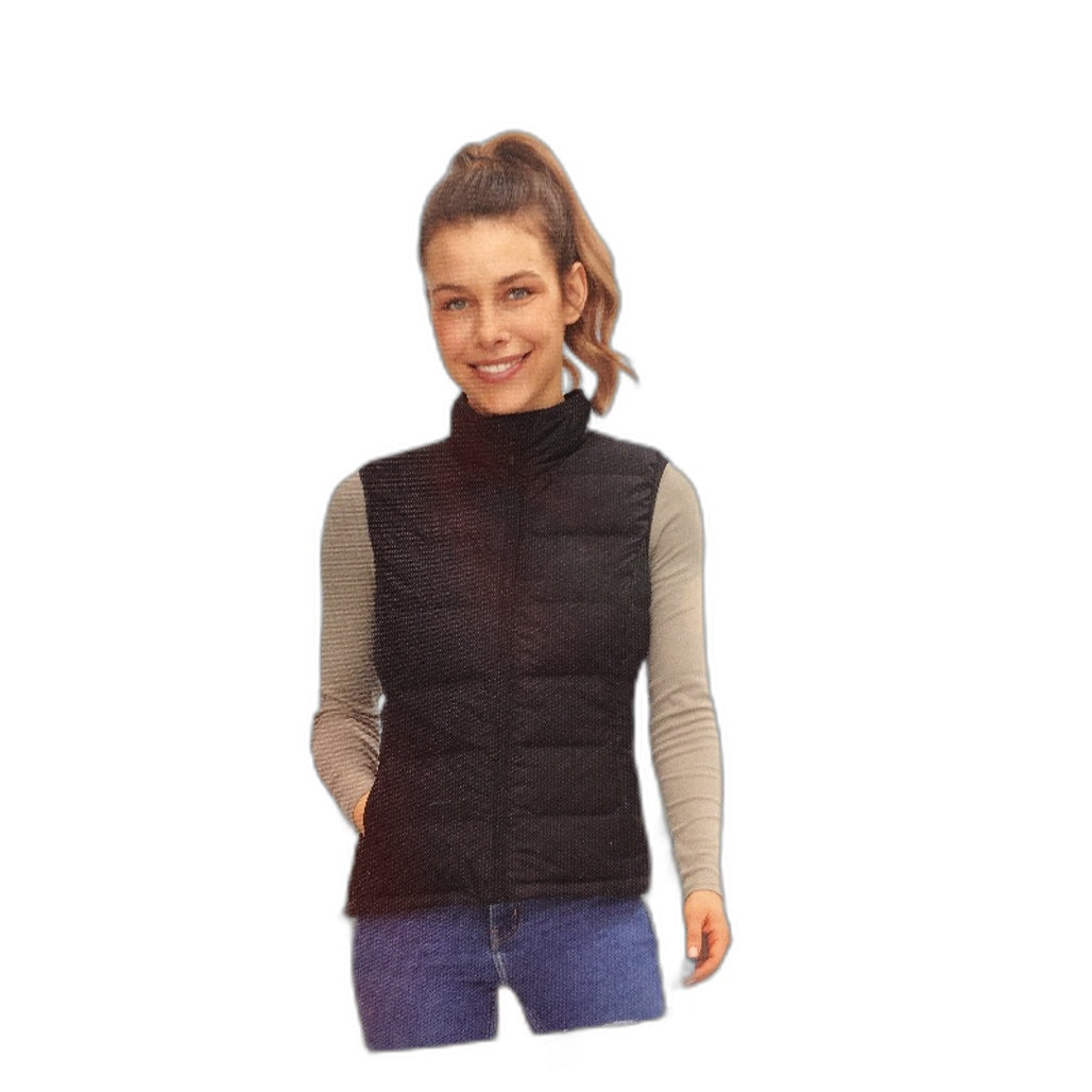 Crane Performance Womens Water Repellent Black Down Vest Size S NEW