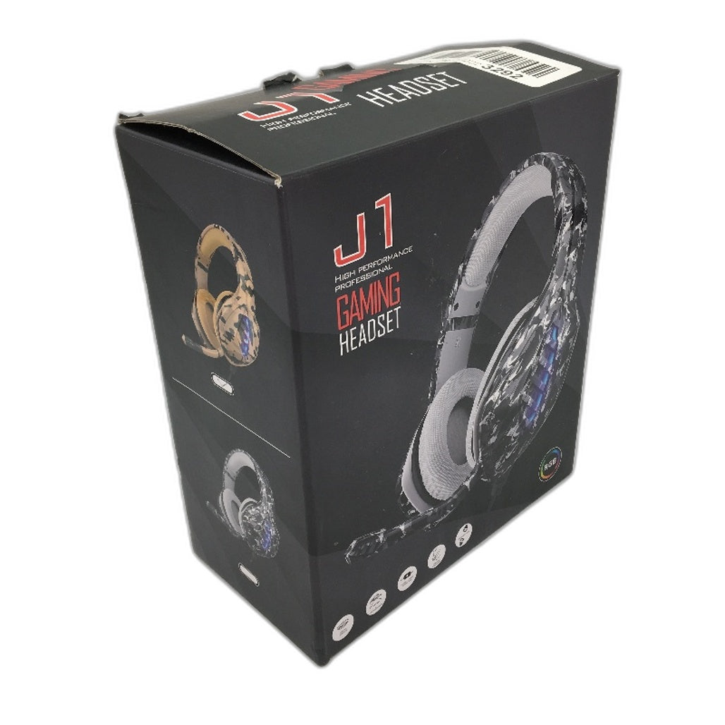 J1 High Performance Professional Gaming Headset with Microphone NEW