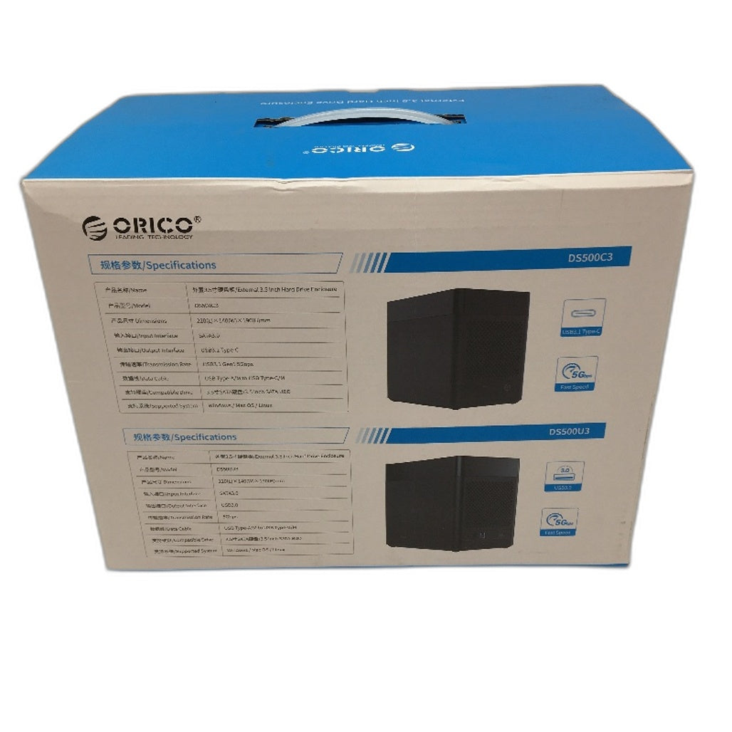 Orico External 3.5 Inch Hard Drive Enclosure 5 Bay Model:DS500C3 NEW