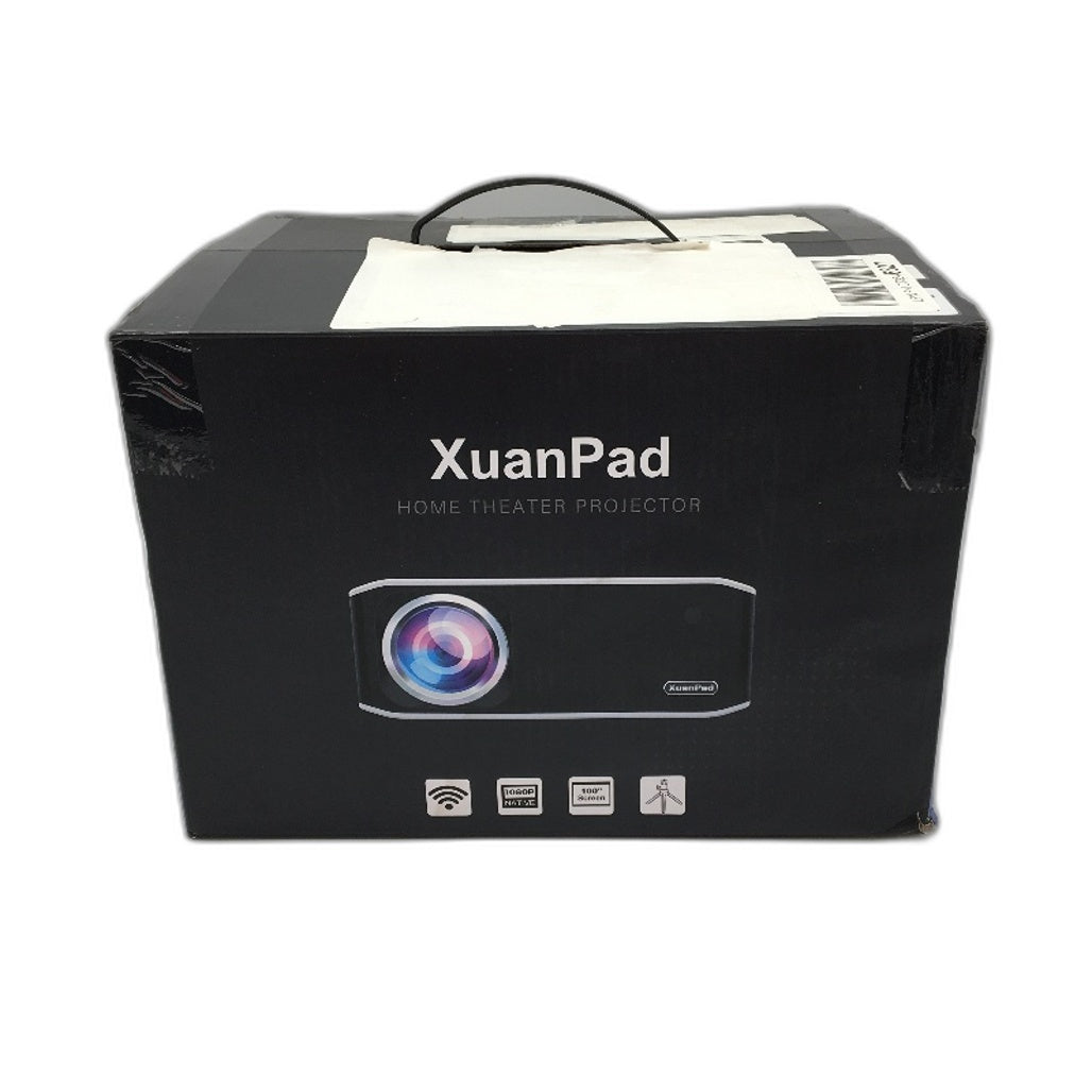 XuanPad V30 1080P Native 100" Screen Home Theatre Projector w/ Tripod NEW