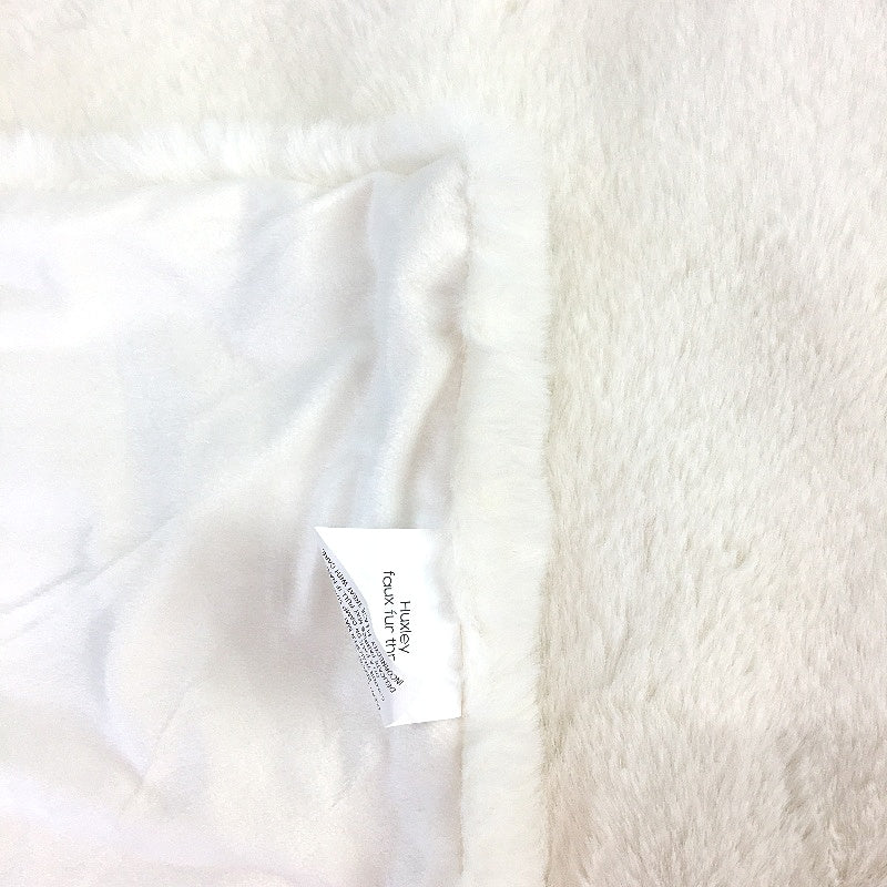 Target Home Huxley Faux Fur Super Soft White Throw 127x152cm NEW