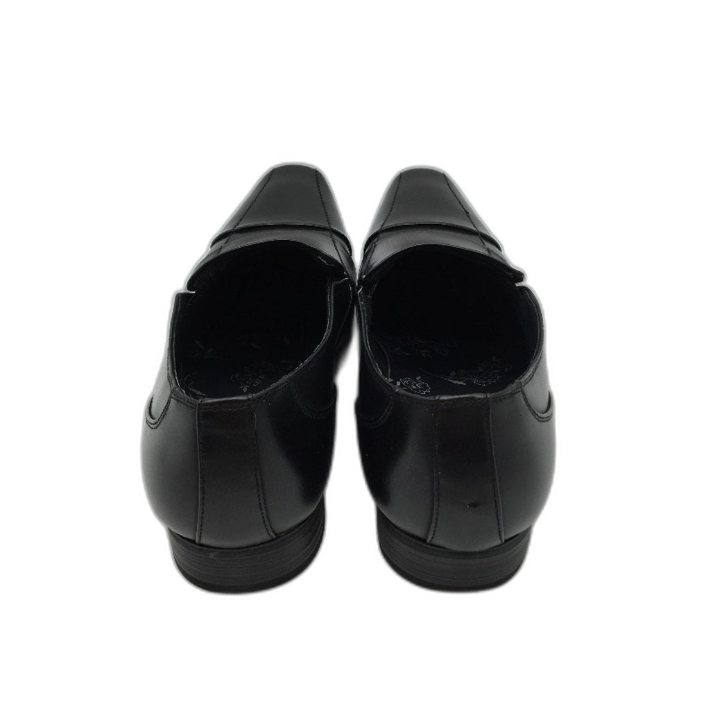 Boston Bros Carl-M Black Slip On Formal Shoes Mens Size 47 NEW