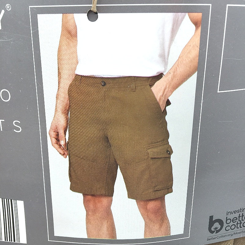 Westbay Light Brown 100% Cotton Cargo Shorts Mens Size Large NEW