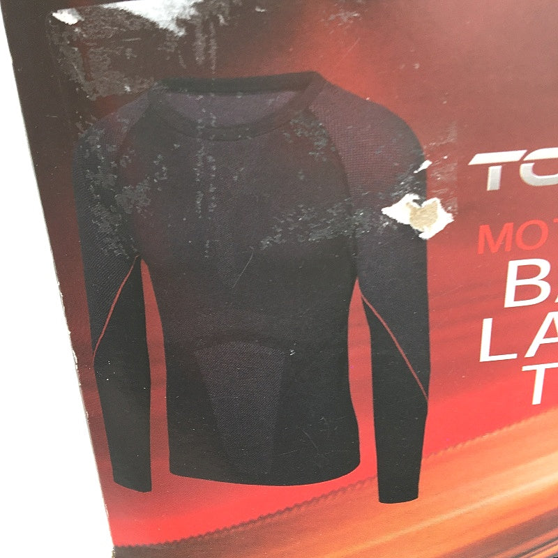 Torque Motorbike Black Base Layer Top Textured Mens Size Small NEW