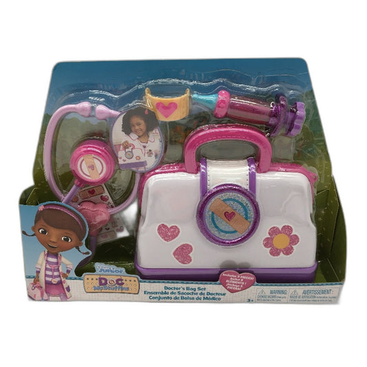 Disney Junior 5 Pce Doc Mcstuffins Doctor's Bag Set Ages 3+ NEW