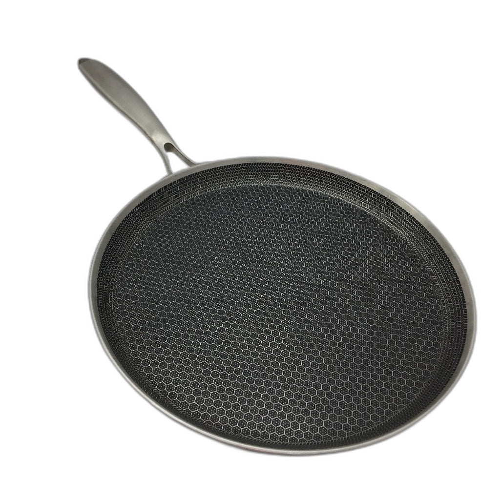 Innerwell Stainless Steel Honeycomb Non-Stick Crepe Frying Pan 28cm NEW